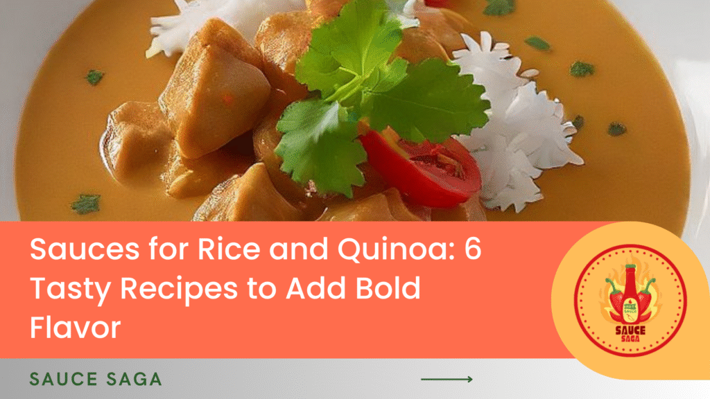 Sauces for Rice and Quinoa: 6 Tasty Recipes to Add Bold Flavor
