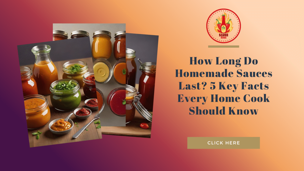 How Long Do Homemade Sauces Last? 5 Key Facts Every Home Cook Should Know