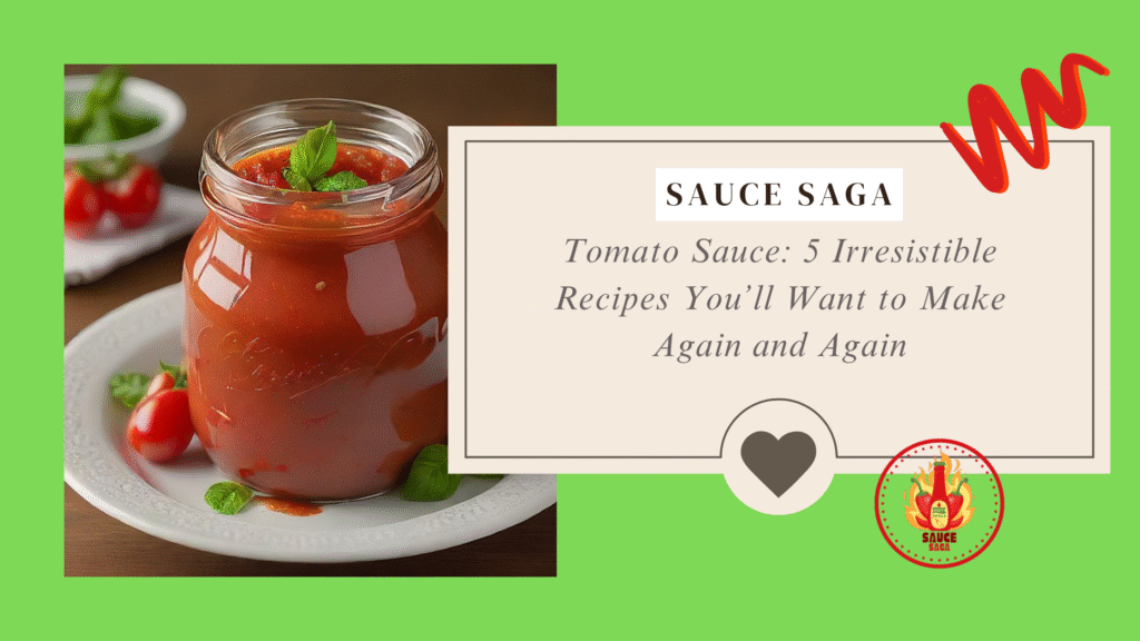 Tomato Sauce: 5 Irresistible Recipes You’ll Want to Make Again and Again