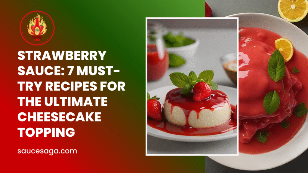 Strawberry Sauce: 7 Must-Try Recipes for the Ultimate Cheesecake Topping